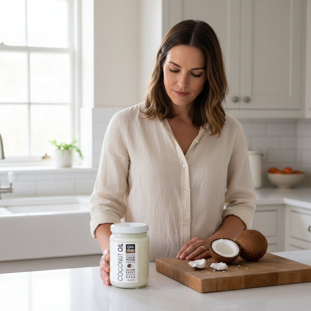 Organic Virgin Coconut Oil — Cold Pressed, Unrefined. 500ml