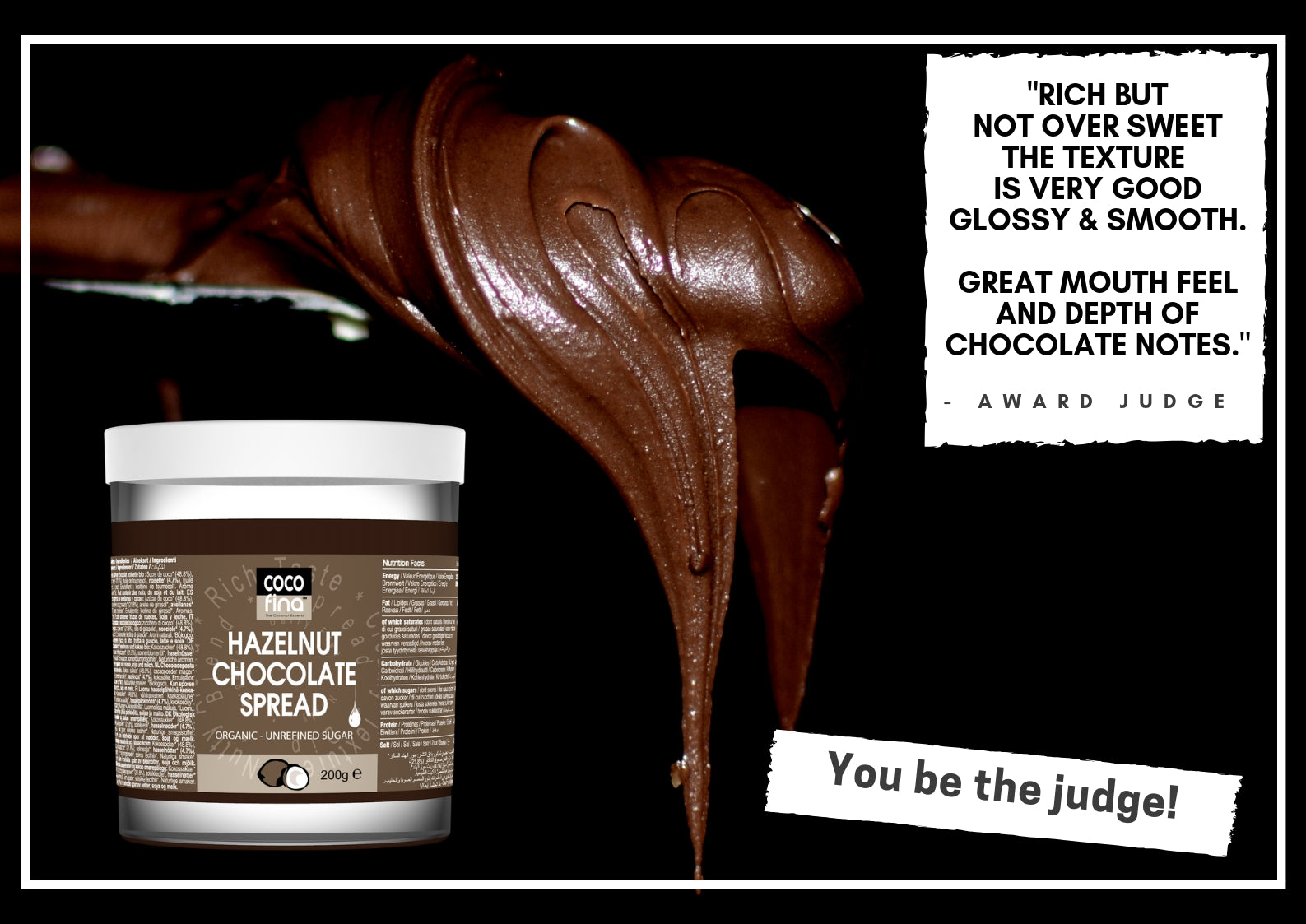 A HAZELNUT CHOCOLATE SPREAD WHICH TICKS ALL THE BOXES!