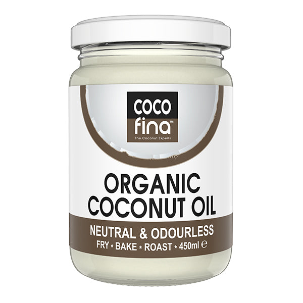 Organic Neutral Coconut Oil — No Coconut Taste. Fry, Bake, Roast. 500ml