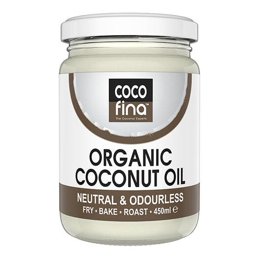 Organic Neutral Coconut Oil — No Coconut Taste. Fry, Bake, Roast. 500ml