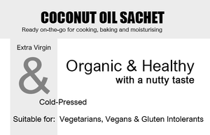 Organic Coconut Oil 10ml Sachets x 36
