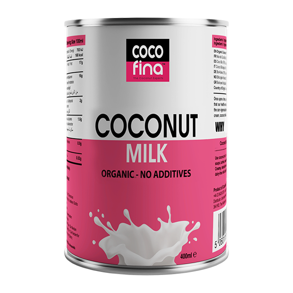 Organic Coconut Milk - Original - 400ml x 6